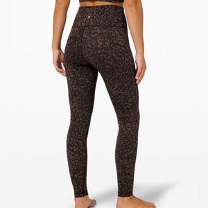 Lululemon Athletica Black Patterned Leggings